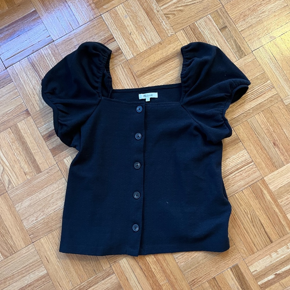 Madewell Ruffle Sleeve Top